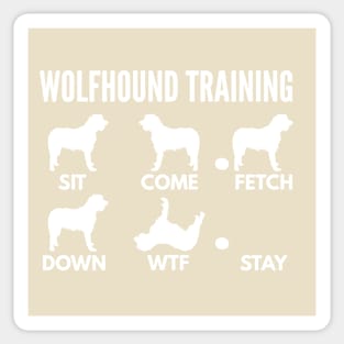 Wolfhound Training Wolfhound Dog Tricks Sticker